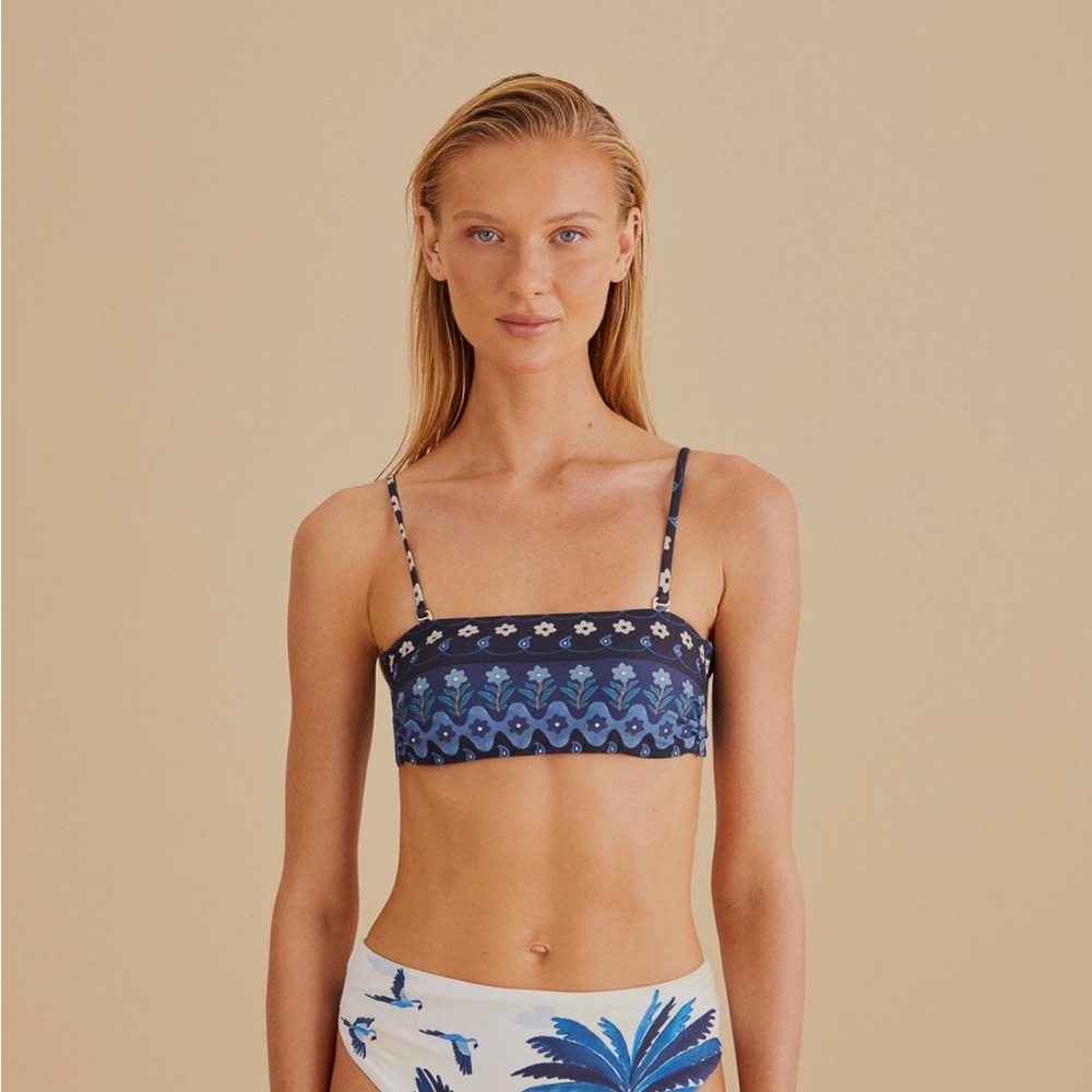 Farm Rio dream sky bikini top bnwt